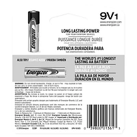 Energizer MAX 9V Batteries ( Pack), 9 Volt Alkaline Batteries