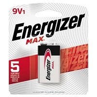 Energizer MAX 9V Batteries ( Pack), 9 Volt Alkaline Batteries