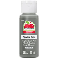 Apple Barrel Colors, 2 oz., Pewter Grey, 2 oz Matte Acrylic Paint