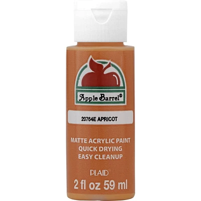 Apple Barrel Paint, 2 oz., Apricot, 2 oz Matte Acrylic Paint