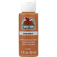 Apple Barrel Paint, 2 oz., Apricot, 2 oz Matte Acrylic Paint