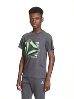 Reebok Boys Fragments Short Sleeve Graphic Tee