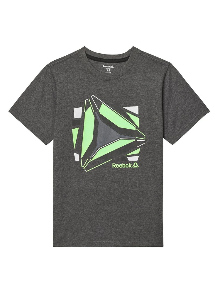 Reebok Boys Fragments Short Sleeve Graphic Tee