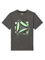 Reebok Boys Fragments Short Sleeve Graphic Tee