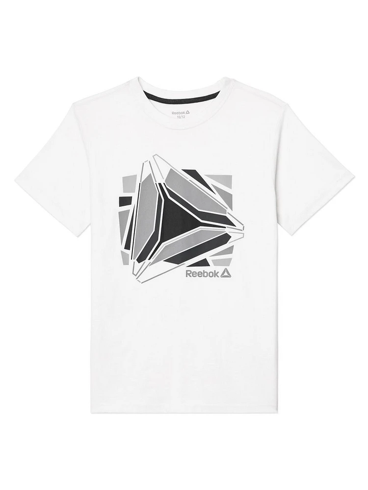 T-shirt graphique à manches courtes Fragments pour garçon de Reebok Tailles 4-18