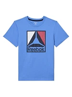 T-shirt graphique à manches courtes Quad pour garçons de Reebok