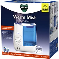 Vicks VWM845C Warm Mist Humidifier, Soothing warm mist