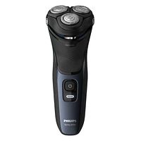 Philips Rasoir Électrique series 3000 Sec ou Humide  Avec Têtes Pivotantes 5D et Lames PoweCut, S3134/51