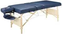 Master Massage 31" Coronado Pro Salon Portable Massage Table Beauty Bed Pacakge Royal Blue