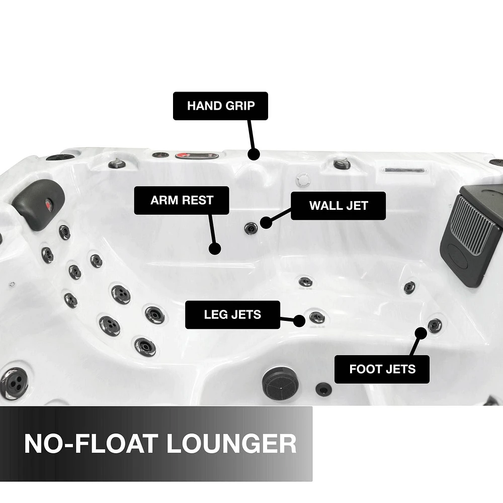 Montreal 3-Person 28-Jet Plug & Play Hot Tub