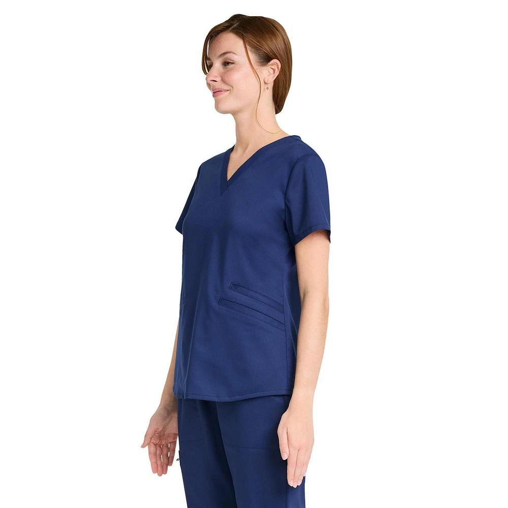 Scrubstar Women's Ultimate Stretch V-Neck Scrub Top WC854A