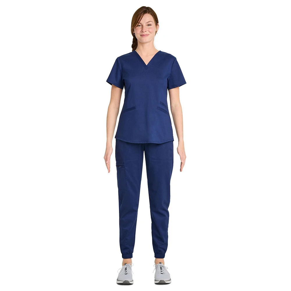Scrubstar Women's Ultimate Stretch V-Neck Scrub Top WC854A