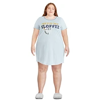 George Plus Women's Rolled Sleeve Nightshirt