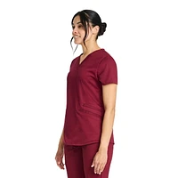 Scrubstar Women's Ultimate Stretch V-Neck Scrub Top WC854A