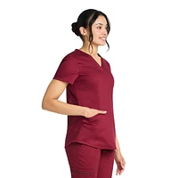 Scrubstar Women's Ultimate Stretch V-Neck Scrub Top WC854A