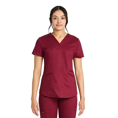 Scrubstar Women's Ultimate Stretch V-Neck Scrub Top WC854A