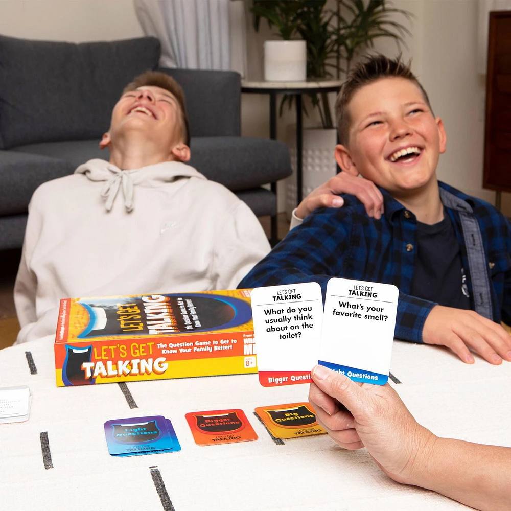 Let's Get Talking – The Question Game To Get To Know Your Family Better – by What Do You Meme?® Family – Card Game for Ages 8+