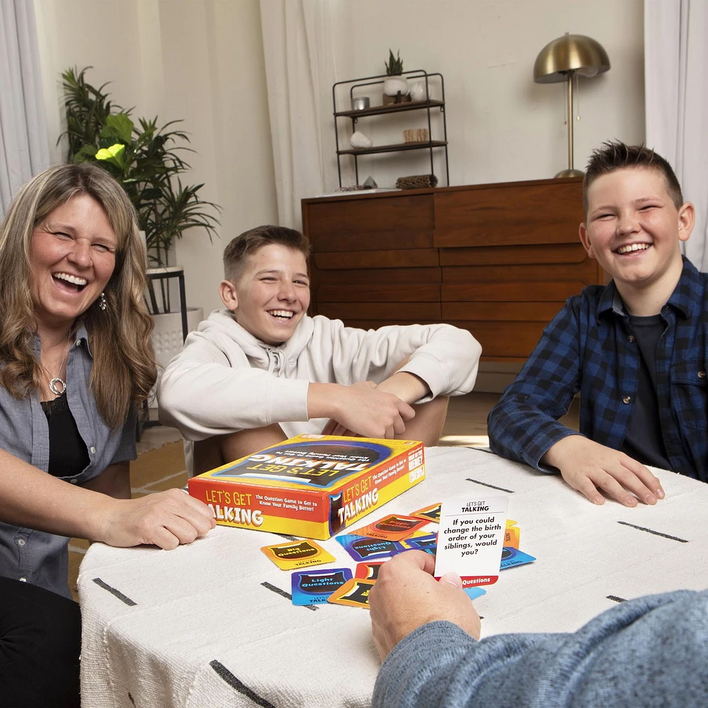 Let's Get Talking – The Question Game To Get To Know Your Family Better – by What Do You Meme?® Family – Card Game for Ages 8+