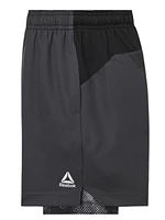 Reebok Boys Perfect Form 2-in-1 Shorts with Compression, Sizes 4-18