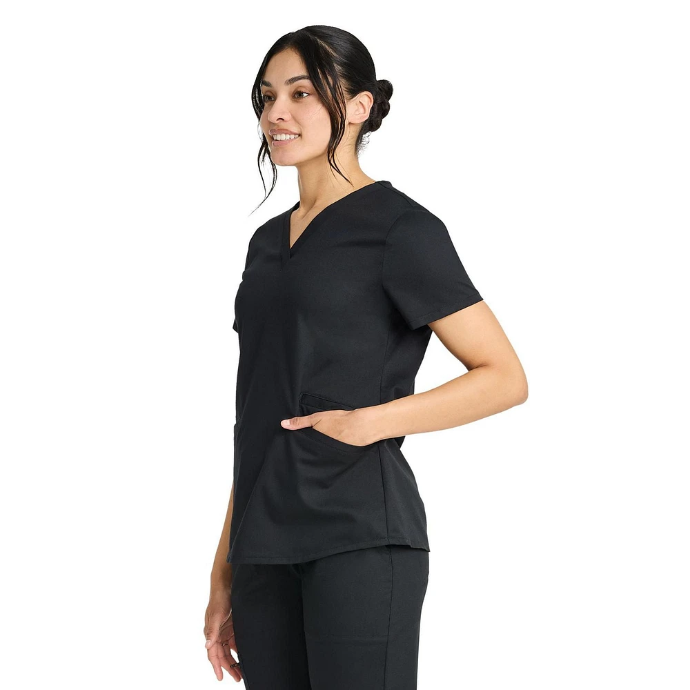 Scrubstar Women's Ultimate Stretch V-Neck Scrub Top WC854A