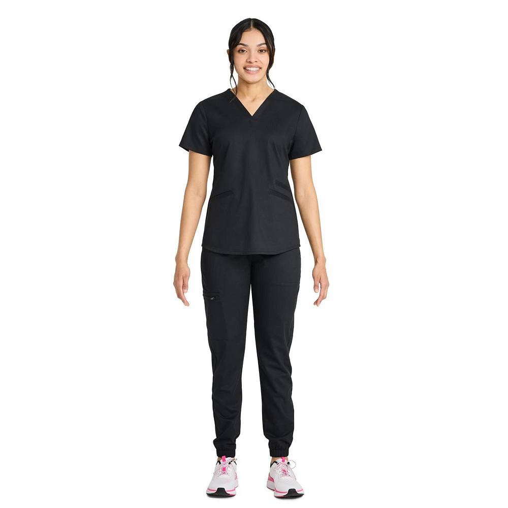 Scrubstar Women's Ultimate Stretch V-Neck Scrub Top WC854A