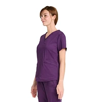 Scrubstar Women's Ultimate Stretch V-Neck Scrub Top WC854A