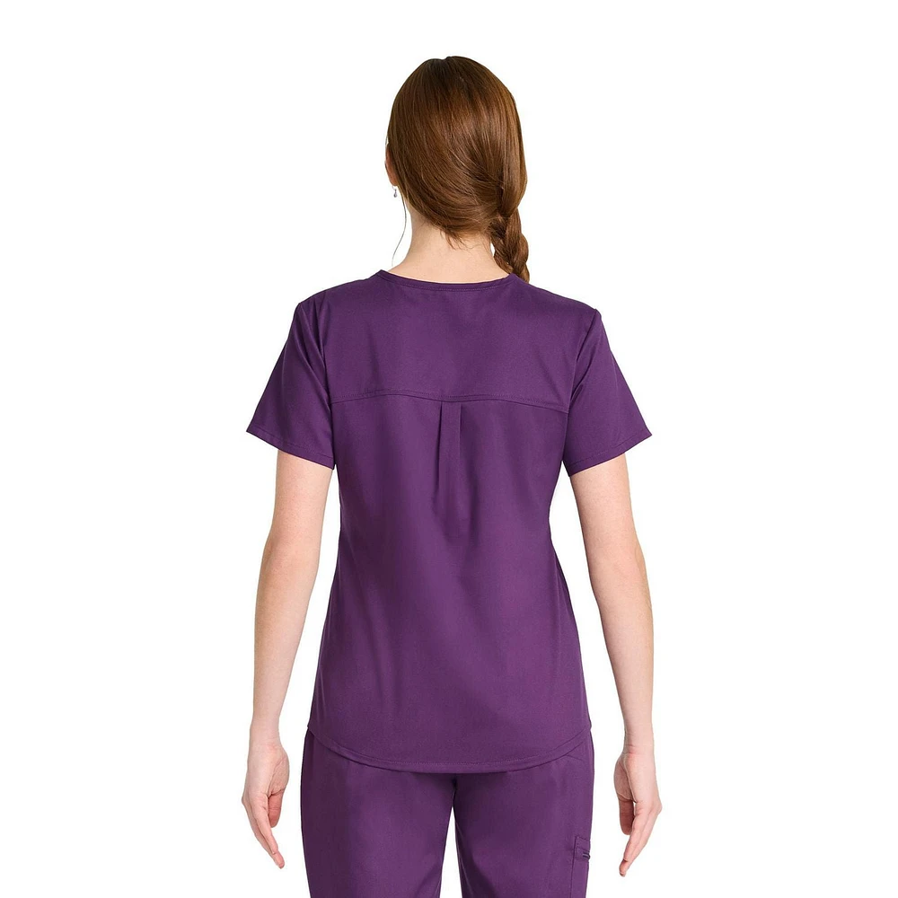 Scrubstar Women's Ultimate Stretch V-Neck Scrub Top WC854A