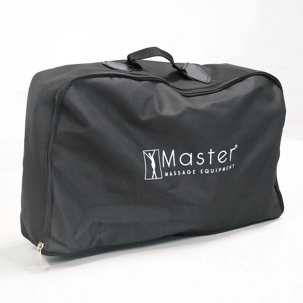 Master Massage - Pack-n-Go Massage Kit - Portable Face Down Tabletop Massage kit Easy to Carry - Black