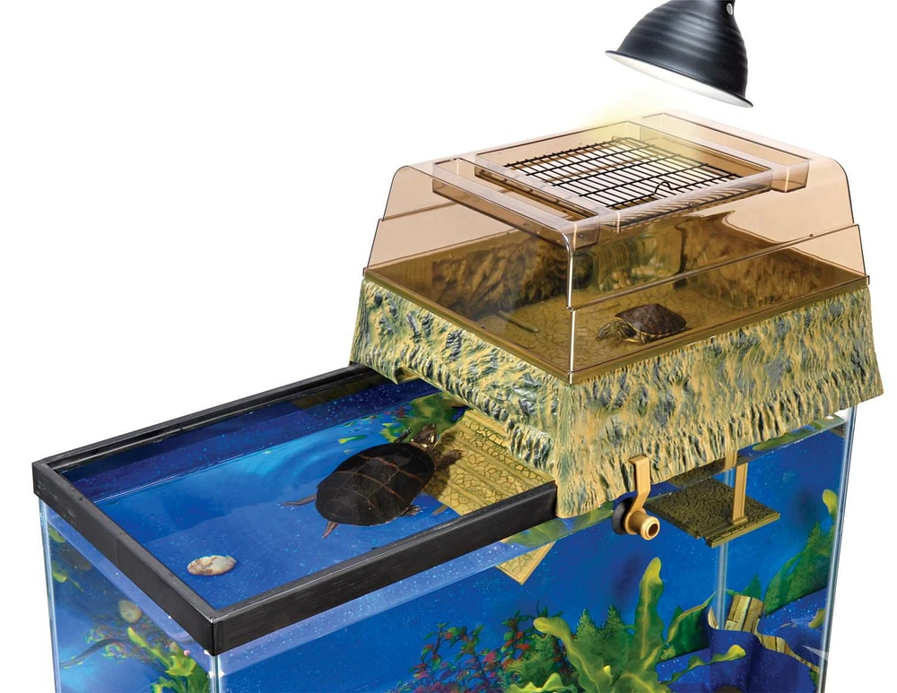 Penn-Plax Turtle Topper Basking Platform - 55 Gallons - 13" Wide