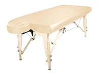 Master Massage Universal durable PU protection Upholstery Cover in Cream with air-layer backing machine washable