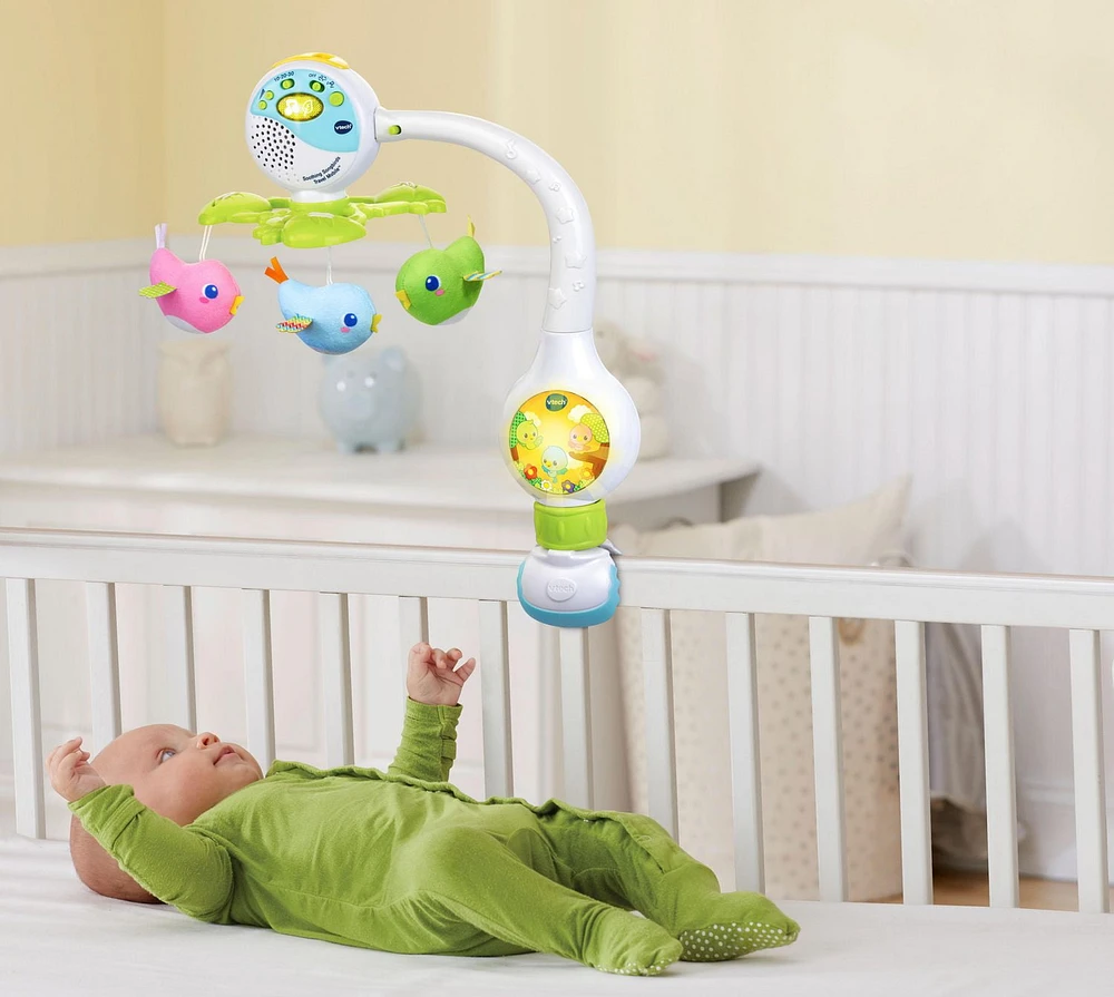 VTech Soothing Songbirds Travel Mobile™ - English Version, Birth to 24 months