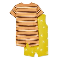 Lot de 2 barboteuses George pour bébés garçons Tailles 0-24 mois