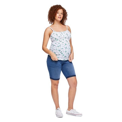 Bermuda en tricot par-dessus le ventre Paisley Sky Maternité Tailles P-TTG