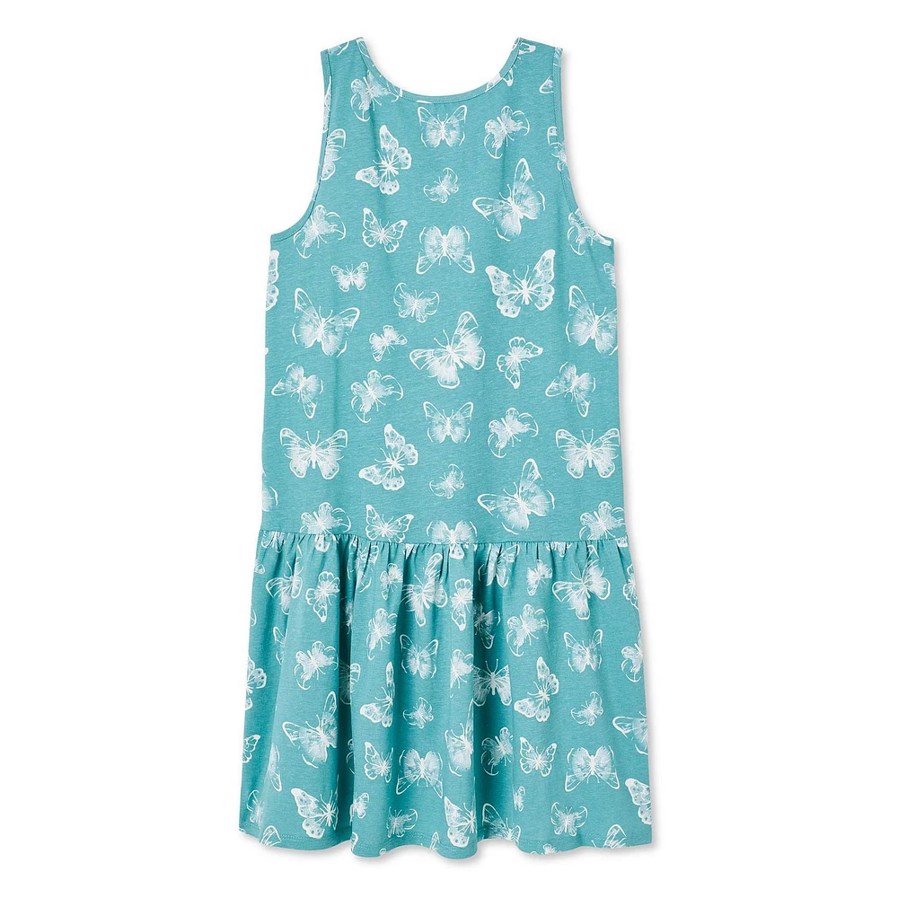 George Girls' Drop Waistband Sleeveless Dress, Sizes XS-XL