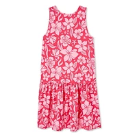 George Girls' Drop Waistband Sleeveless Dress, Sizes XS-XL