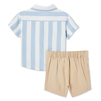 George Baby Boys' Short 2-Piece Set, Sizes 0-24 months