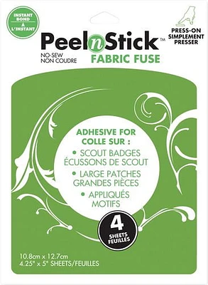 Adhésif pour tissu PeelnStick™ 4 feuilles