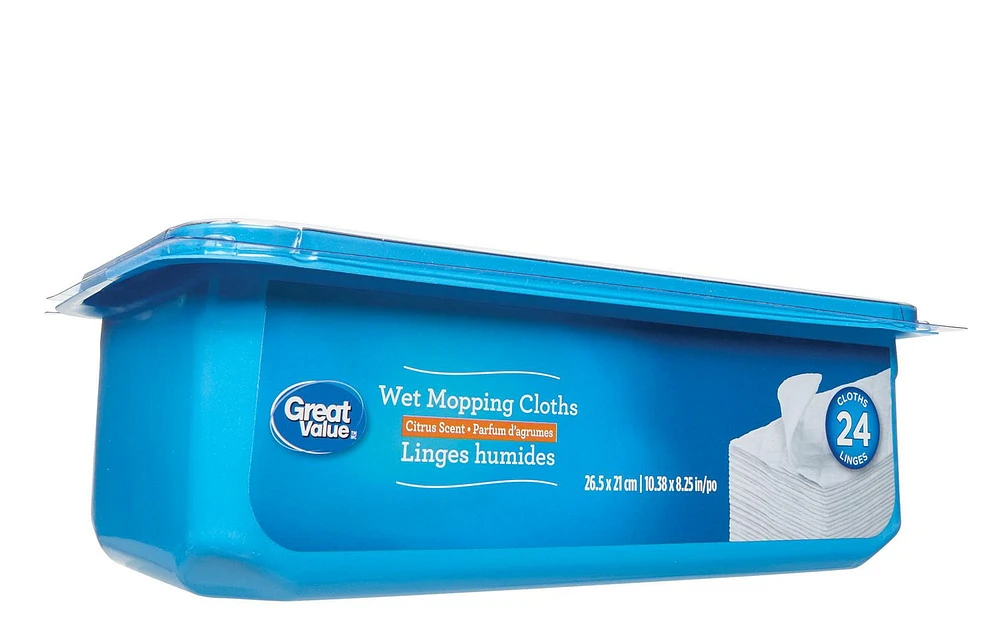 Great Value Scent Wet Mopping Cloths