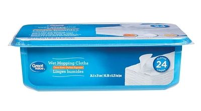 Great Value Scent Wet Mopping Cloths