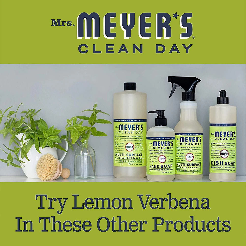 Mrs. Meyer’s Clean Day multi-surface concentré nettoyant tout usage, 946ml, verveine citronnée Enlève collé sur saleté- 946ml