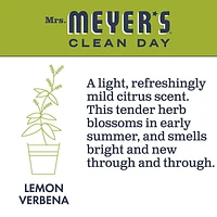 Mrs. Meyer’s Clean Day multi-surface concentré nettoyant tout usage, 946ml, verveine citronnée Enlève collé sur saleté- 946ml
