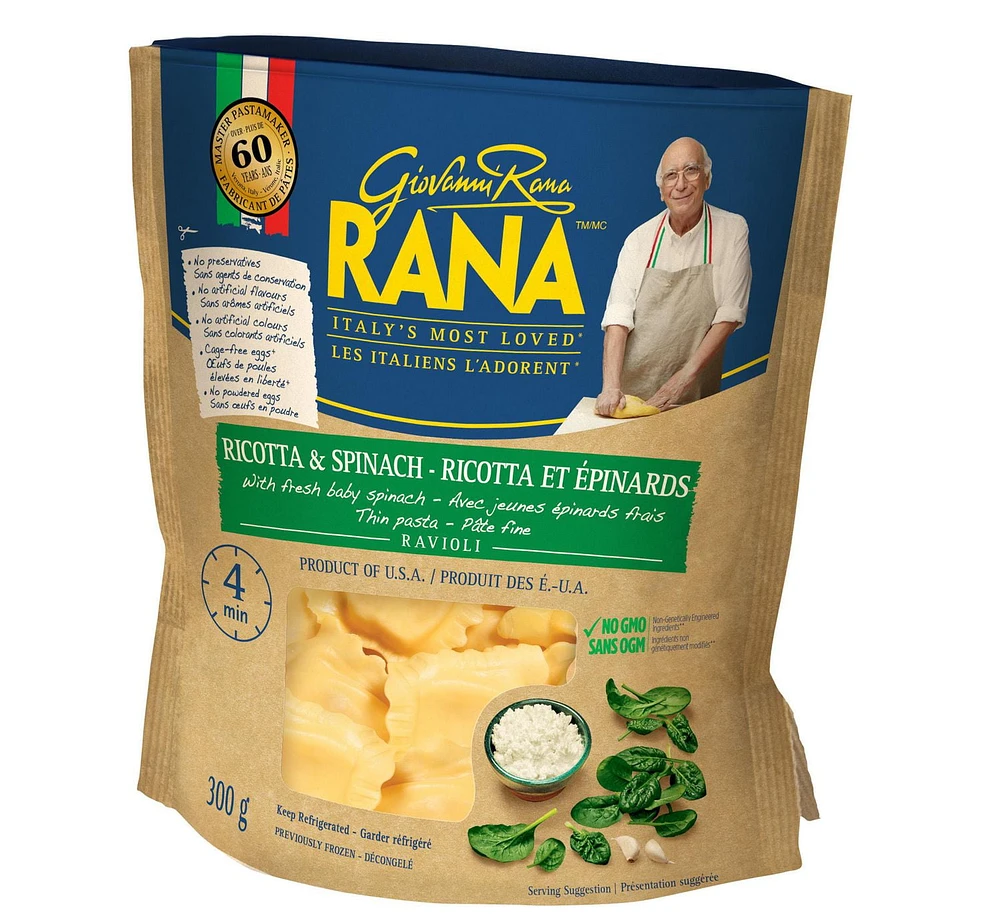 RANA Ravioli à la ricotta et aux épinards 300g
