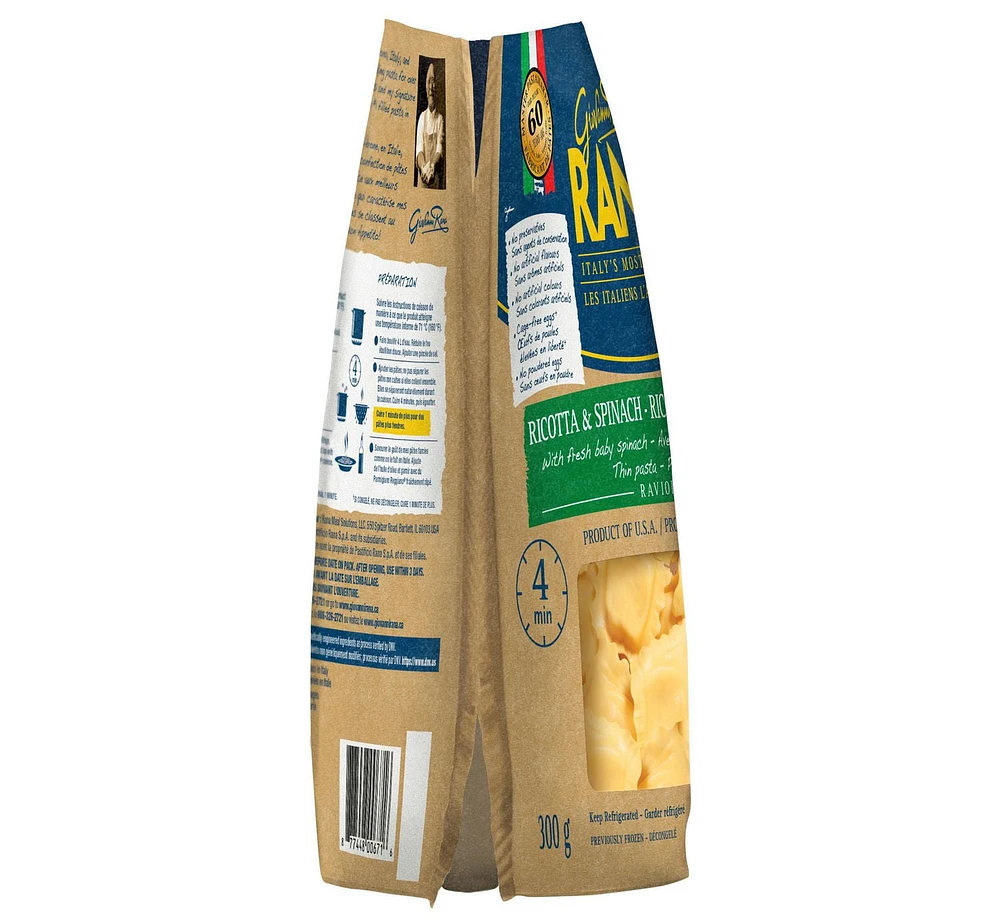 RANA Ravioli à la ricotta et aux épinards 300g
