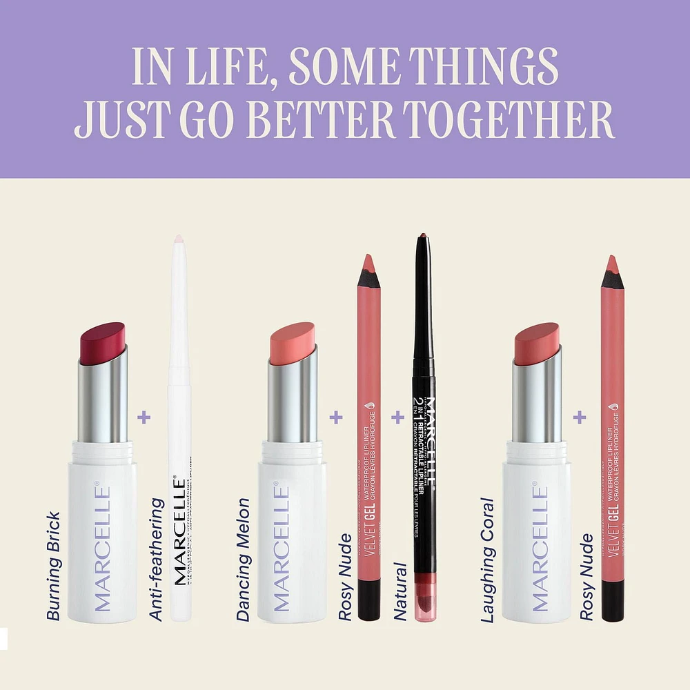 Marcelle Lip Loving Colour & Caring Oil-in-Stick Lipstick, Clean & vegan formula