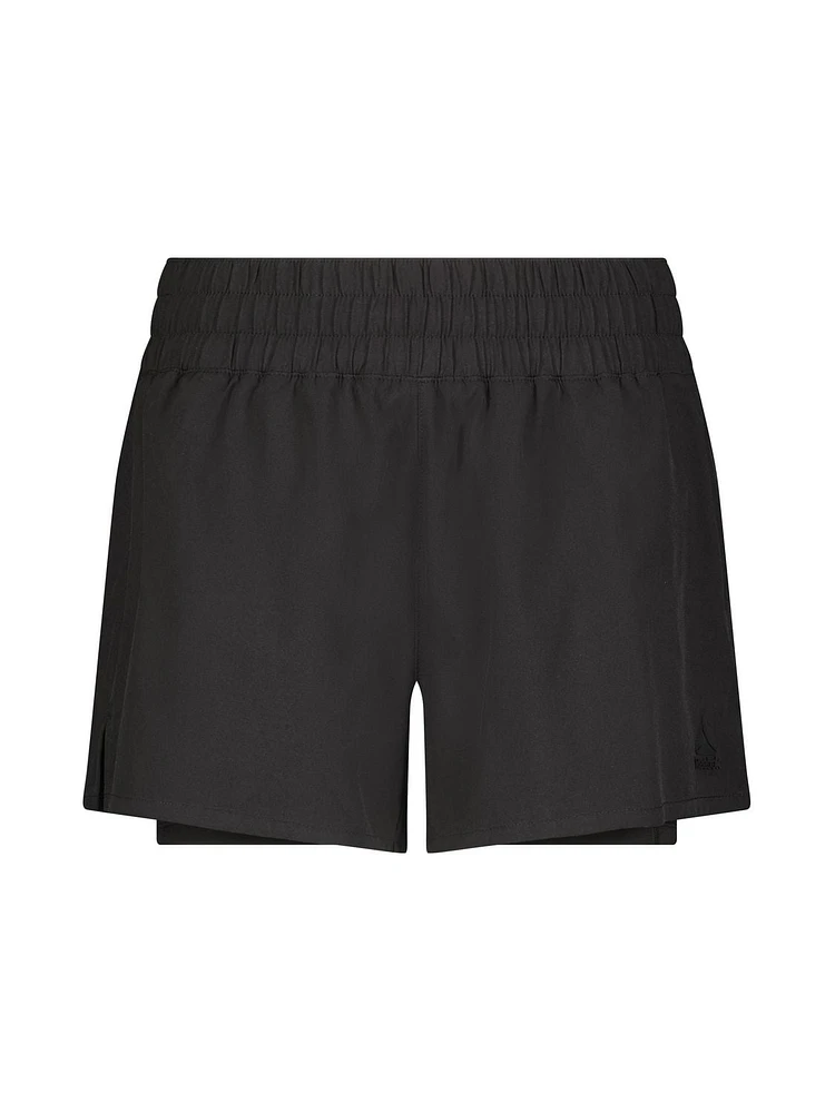 Reebok Women’s ‘Reflex’ 2-in-1 High Performance Shorts with Compression, Sizes XS-2XL