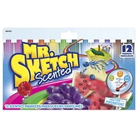 Mr. Sketch Scented Markers, Chisel Tip, Assorted Colours, 12 Count