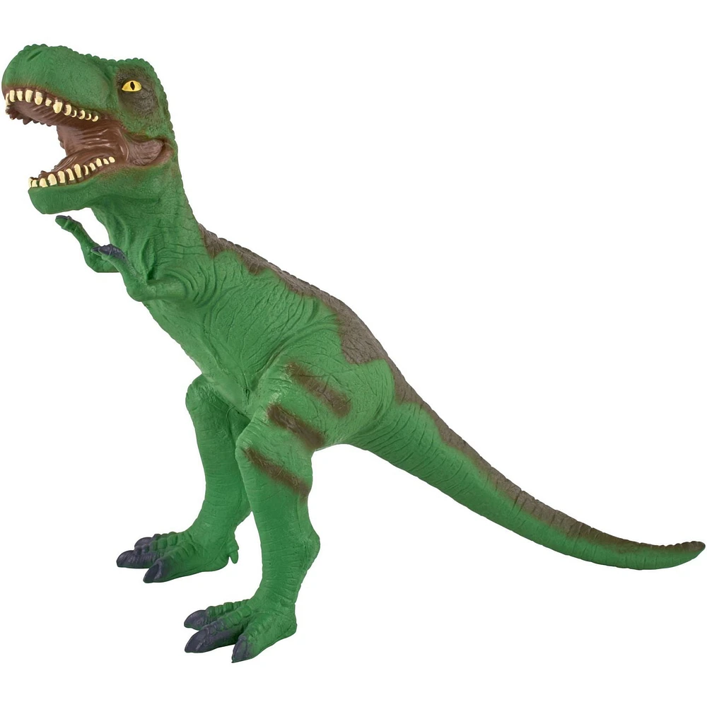 Adventure Force 13 inch Soft T-Rex Dinosaur Action Figure, Green, Designed for Ages 3 and up