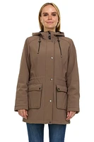 Swiss Tech Ladies  Hooded Softshell Anorak Jacket