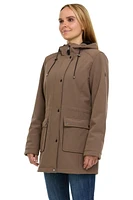 Swiss Tech Ladies  Hooded Softshell Anorak Jacket