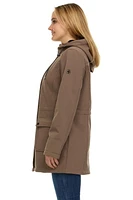 Swiss Tech Ladies  Hooded Softshell Anorak Jacket